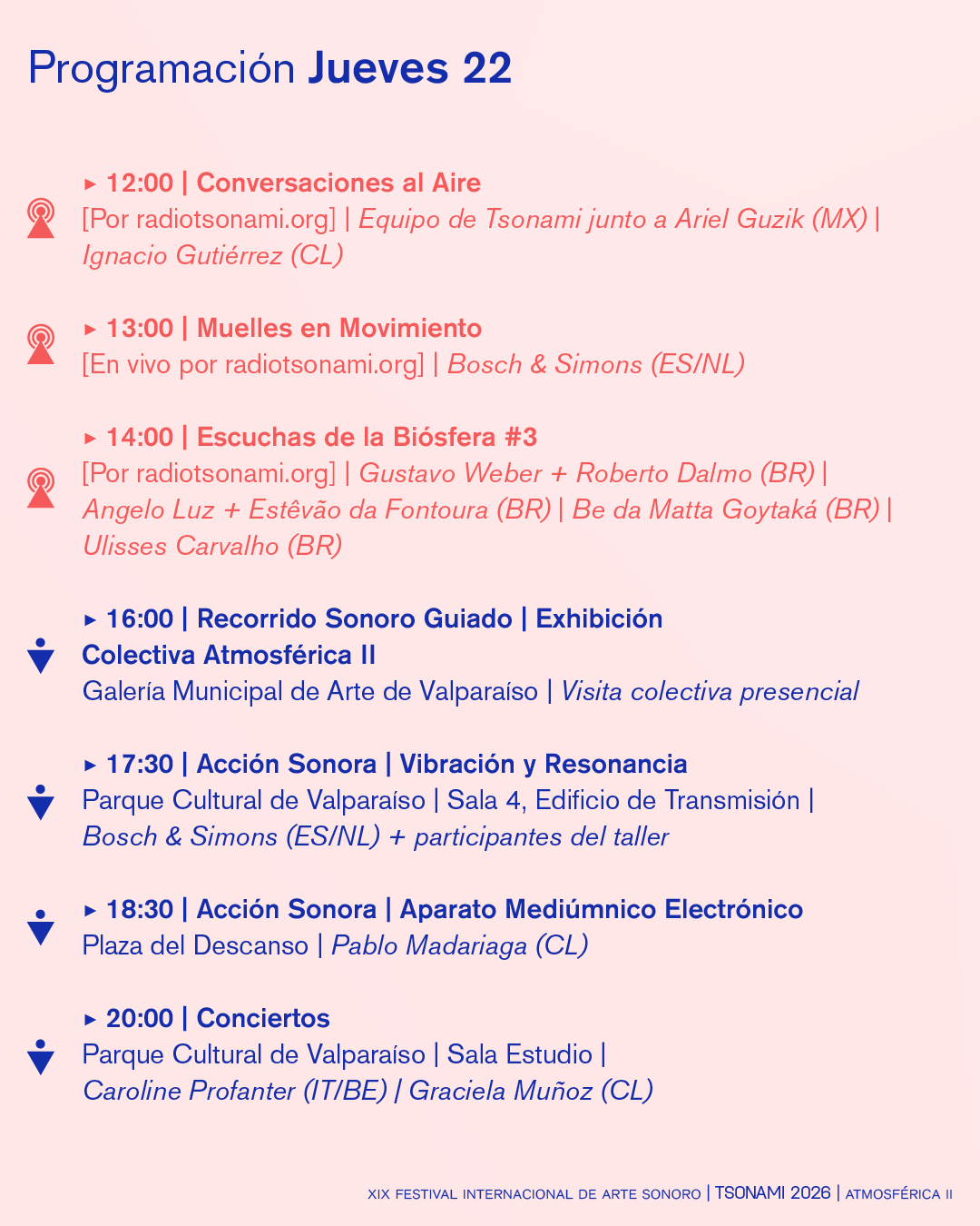 Jueves 22
